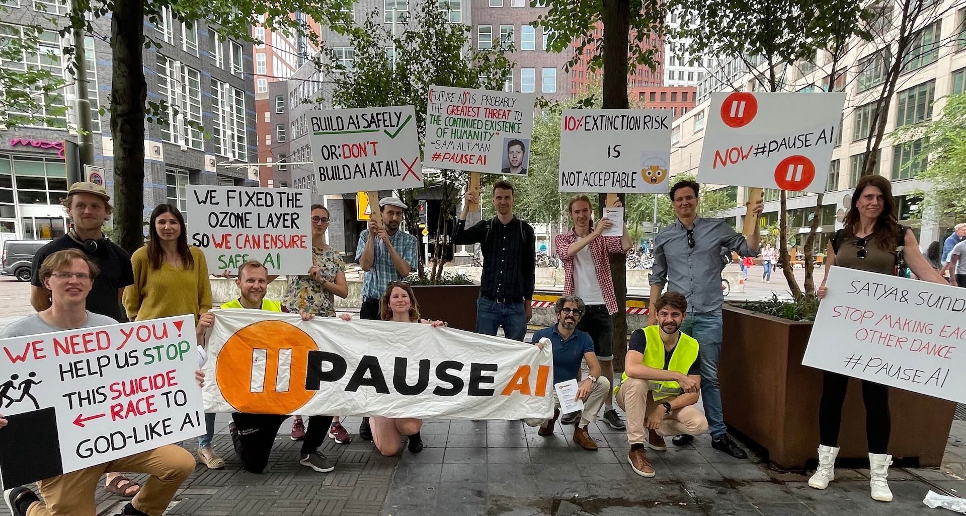 PauseAI protest